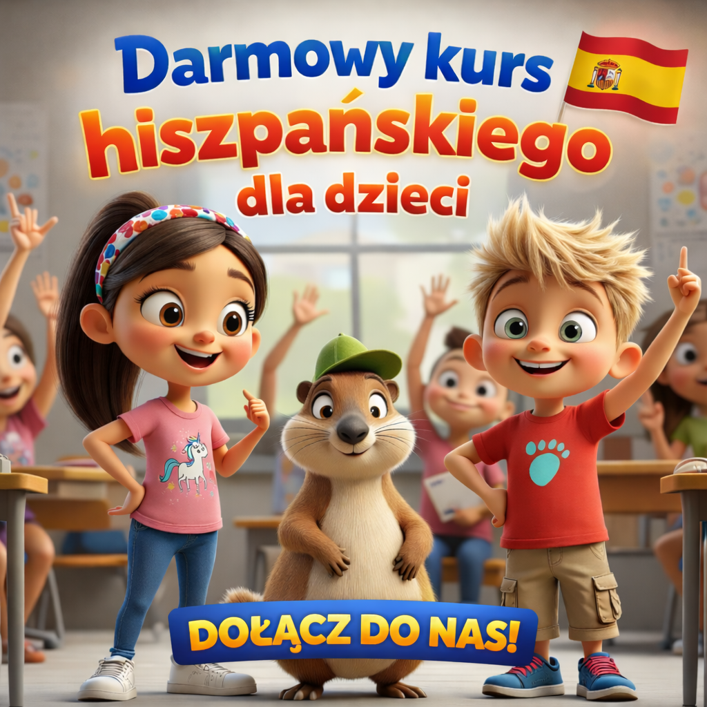 Free spanish course for kids darmowy kurs hiszpanskiego dla dzieci
