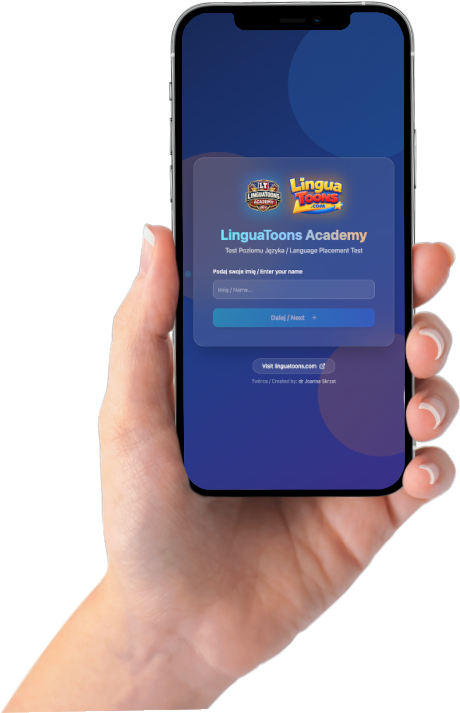 linguatoons darmowy test jezykowy