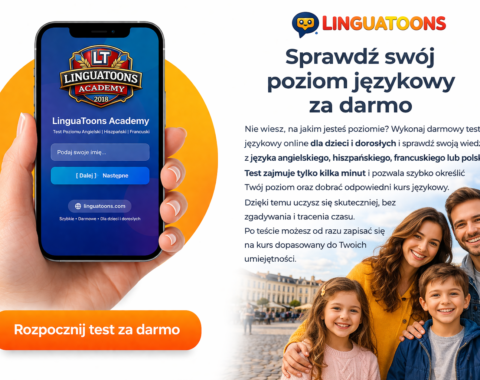 Linguatoons - darmowy test jezykowy free test language