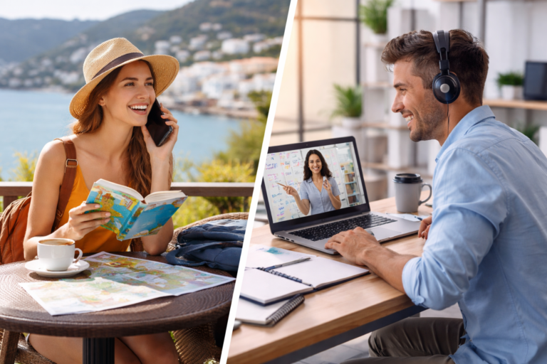 nauka języków obcych w podróży i pracy