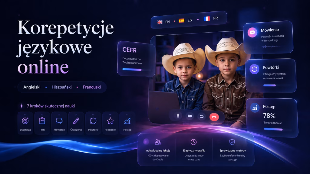 7 konkretnych elementów skutecznej nauki: poziom, cel, plan, dialog, gramatykę, powtórki i feedback.
